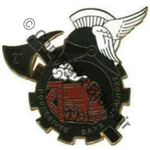 RGR  21e RGR 10eCIE TRAVAUX VOIE FERREE  AB.P 2Attache PINS Dos irreg scintillant No38 Src.LAVOCAT PV120Eur