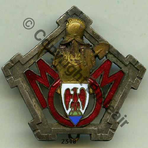 GSF  GENIE SECTEUR FORTIFIE ALPES MARITIMES MAIN OEUVRE MILITAIRE  SM (Dr) Src.grandspins13 PV380Eur 