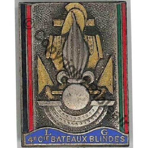 LEGION  4eCie BATEAUX BLINDES  DrPBER Bol Dos irreg Sc.SEGALEN MAP82Eur