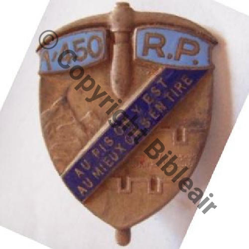 RP  450eRgt PIONNIERS 1eCie DrPNBER Dep Bol fenetre Dos lisse Sc.quivivefrance MAP50 a 75Eur10.07