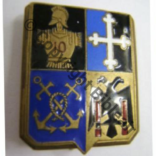 RG  10e GENIE armee armistice 1941  DrPBER Bol Dos lisse No Src.leberetvert 110EurINV