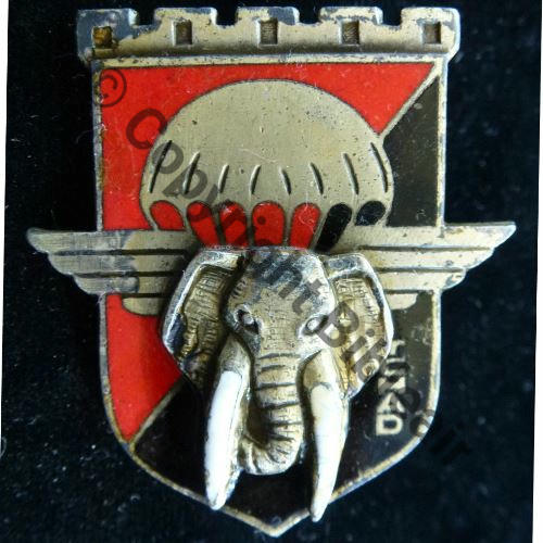 RGP  17eREGT GENIE PARA Gpt Genie TCHAD  DrP Past ovale Guilloche No189 Src.ledemisolde 300EurInv 
