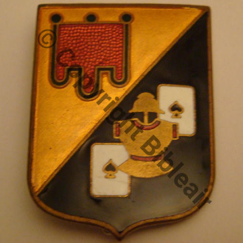 BSM  63eBAT SAPEURS MINEURS  A.AUGIS ST BARTH LYON 3Lign Bol fenetre allonge Dos Grenu Src.flob92 90Eur02.17 