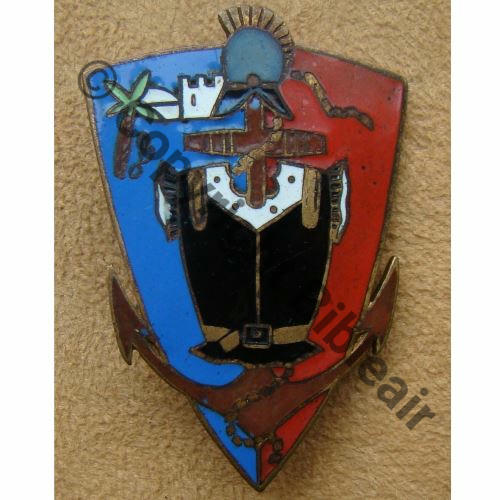 BSM 129e BAT SAPEURS MINEURS 1940  AB SM marque FERRAND Bol Pastille AB. Rennes Dos lisse irreg Src.lectou32 450EurInv 