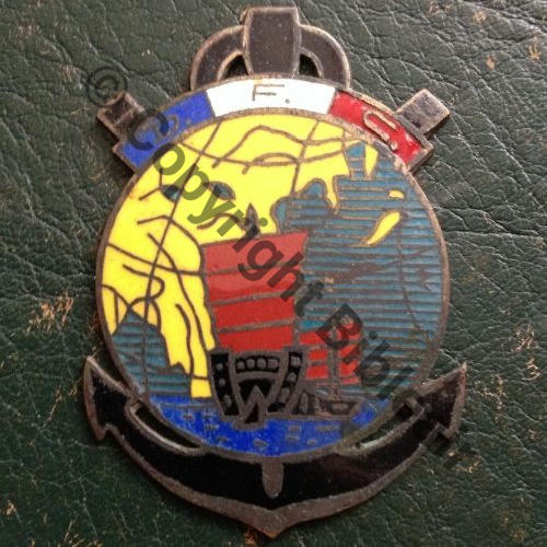 DETACHEMENT FRANCAIS SHANGAI  SM Dos lisse irreg 2pts attache KC Src.rg.collection 229EurInv