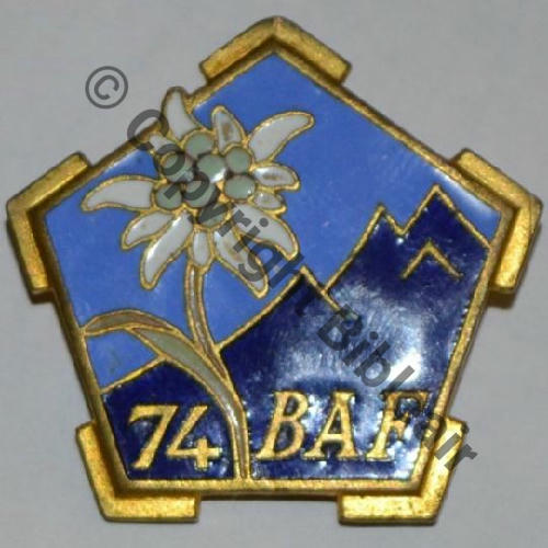 BAF  74eBat ALPIN FORTERESSE  AB.P Dep Bol poinconne Dos lisse Src.dannydunkan MAP 99Eur 