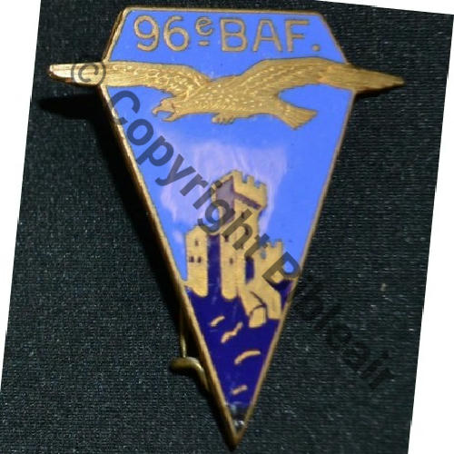 BAF  96eBat ALPIN FORTERESSE  Ciel bleu chateau dore DrPBer Dep Bol Dos lisse Src.dannydunkan MAP49Eur 