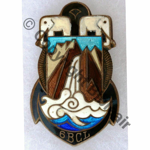 BAT CHASSEURS LAOTIEN 6eBCL  DRAGO PARIS Eping ds tuyau Guilloche vrac  Src.leberetvert 180EurInv 