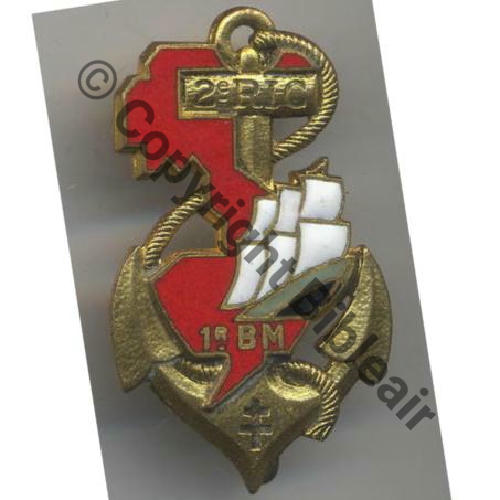 BM RIC  2eRIC 1er Bat MARCHE  DrPNOM Dep Bol Guilloche vrac H544 Src.cleo31vert MAP15Eur 