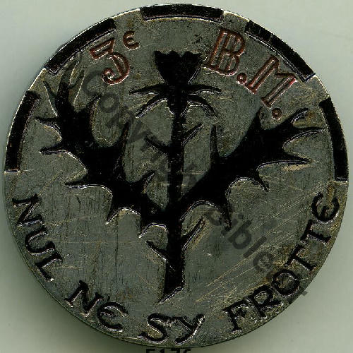 BM  3eBAT  MITRAILLEURS  LIGNE MAGINOT  AB.P Src.grandspins13 pv300Eur