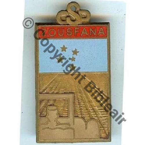 CIE PORTEE ZOUSFANA G..24 CHOBILLON Ed +Past CHOB Poinconnee Dos lisse irreg Sc.dixmude PV275Eur 