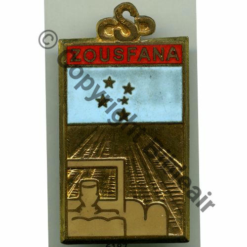 CIE PORTEE ZOUSFANA G924 CHOBILLON Ed.. Bol.. Poinconnee Dos lisse irreg Src.grandspins13 PV74Eur