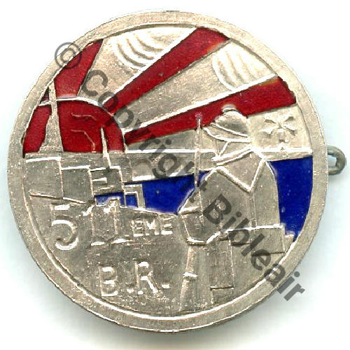 511e BAT REGIONAL MAGINOT (MOURGEON) Bol Dos lisse irreg Embouti Sc.STELLA 12EurInv 