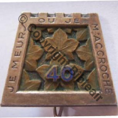 DBA  40eDEMI BRIGADE ALPINE LIGNE MAGINOT  DrBER Sc.quivivefrance 199 a 250Eur10.07
