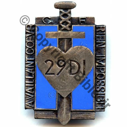 DBA 6eDEMI BRIGADE CHASSEURS ALPINS GROUPE FRANC 29eDI   DrPBer Dep Eping bascule bijoutier Dos lisse irreg Embouti Src.STELLA 451Eur01.16 