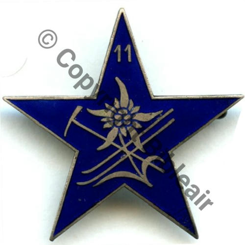 11eBCA Section Eclaireurs Skieurs (AB).P Dep Past AB RENNES Poinconne Dos irreg avant ww2  Sc.STELLA 90Eur02.09 