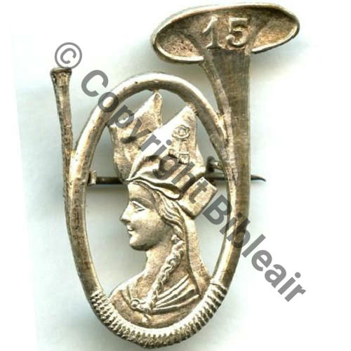 15eBCA  DELANDE SM Eping bascule Dos strie irreg 15 en relief avant guerre Sc.STELLA 274Eur02.09