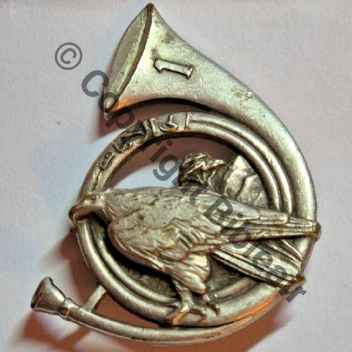 1eBCL Bat Chasseurs LIBANAIS  AB.P Dep Eping bascule Dos lisse irreg Embouti Srcmar.558985 145EurInv 