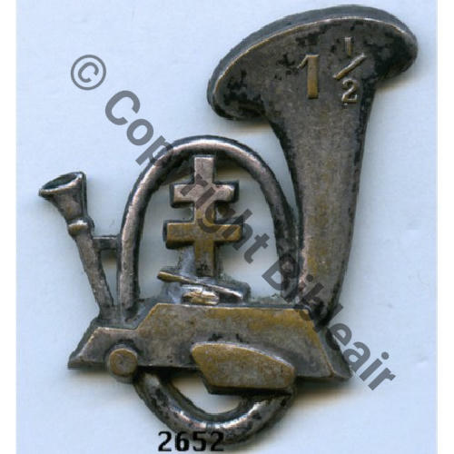 1eDBCP Demi BRIGADE CHASSEURS PORTES  SM (AB)Attach KC Src.grandspins PV420Eur 
