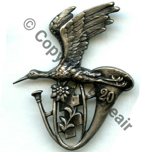 20eBCA  AB.P Dep Eping bascule Dos lisse irreg Embouti  et poinconne avant guerre Sc.STELLA 17EurInv