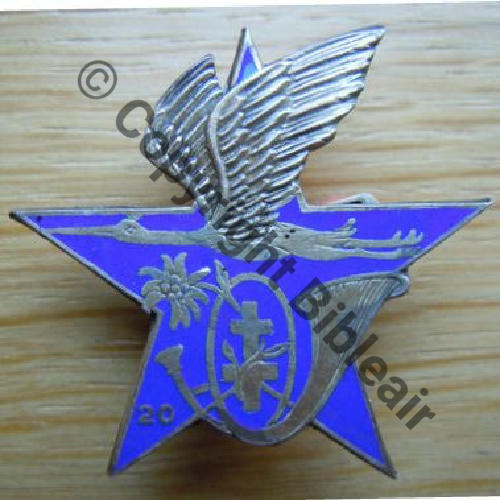 20eBCA Section Eclaireurs Skieurs AB.P Rennes 2Anneaux chevrons  Src.tornesol270 72Eur07.13 