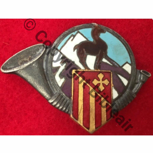 2e Demi Brigade CHASSEURS PYRENEENS  DrPBER Dep Bol Dos lisse irreg Src.sahariens50 125EurInv 