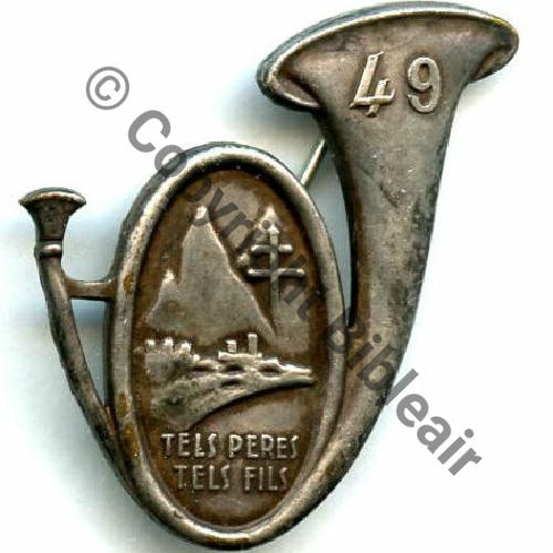 49eBCPorte  SM (AB) Eping bascule Dos lisse irreg Embouti avant guerre Sc.STELLA 78Eur02.12 