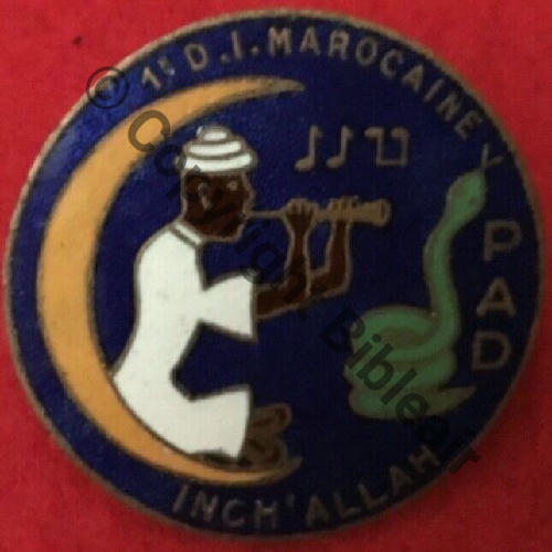 DI  1ere DI MAROCAINE PAD  SM (DELANDE) Vis Dos lisse Src.sahariens50 260EurInv 