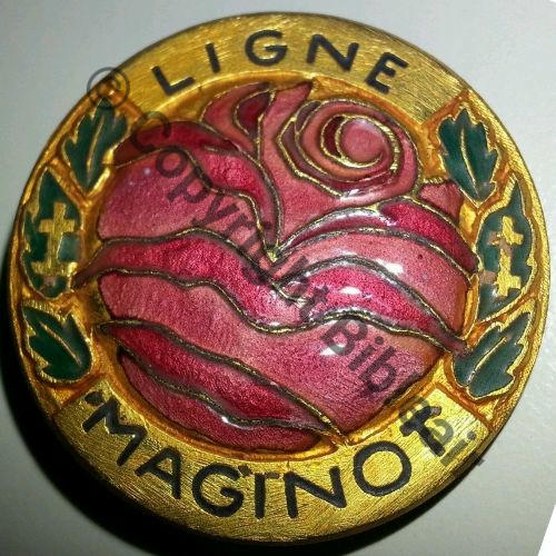 LIGNE MAGINOT ROSE  J.PREVOT NANCY SM Bol pastille Dos lisse irreg scintillant Src.dannydunkan 800EurInv 
