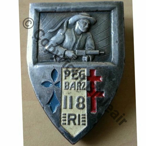 FFI  118eRI Peint  DrP 2Anneaux Dos lisse Embouti Src.dannydunkan 54EurInv 