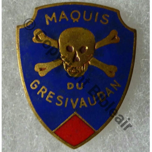 MAQUIS GRESIVAUDAN  A.AUGIS LYON Bol fenetre allonge Dos grenu Src.Th.LECLERE 15Eur10.20