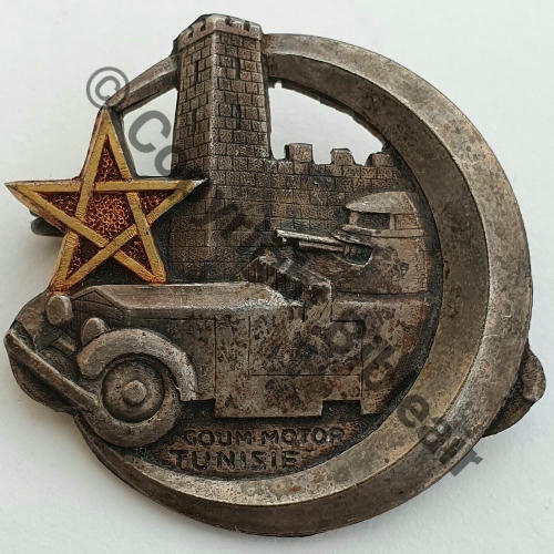 GM  GOUM MOTORISE TUNISIE  SM Bol Dos lisse irreg Embouti Src.mdt.collections 220EurInv