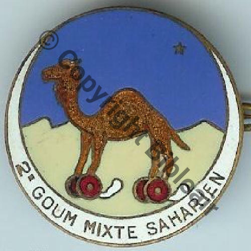 GOUM 2eGOUM MIXTE SAHARIEN  SM Bol Dos lisse Ecrit fin Sc.doume380 123Eur12.07