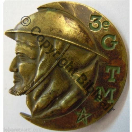 GTM  3eGpt TABORS MAROCAINS Peint A.AUGIS ST.BARTH LYON 3Li Bol fenetre allonge Dos granuleux Sc.leberetvert 60Eur11.11 