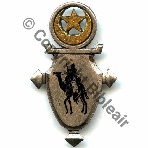 CSI  5e CIE SAHARIENNE INFANTERIE reliefau dos G1244  DrP Eping nourrice Dos lisse irreg Src.STELLA 33Eur12.16 