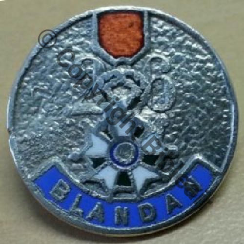 RI  026eRI  BLANDAN Miniature 18mm  SM Bol fenetre Dos lisse irreg Src.dannydunkan 39EurInv 