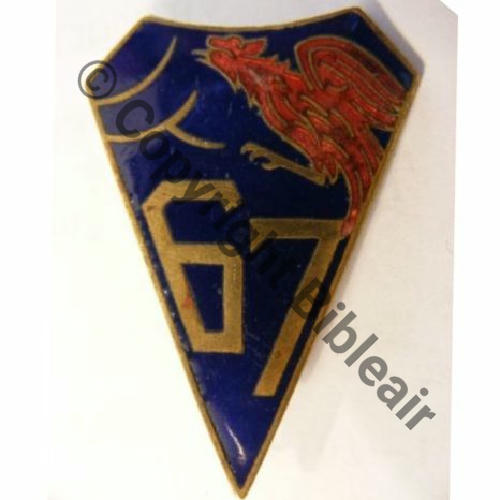 RI  067eRgt INF  AB.P Dep Bol poinconne Dos lisse Src.vieillarde