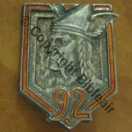 RI  092eRgt INF ORANGE  DrP+Past Guilloche etame H112 Src.dannydunkan 189EurInv 