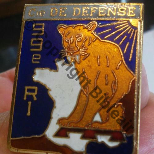 RI  099e RI  CIE DEFENSE MARTINEAU MADE IN FRANCE Bol Dos lisse Src.alaindoudou66 38EurInv 