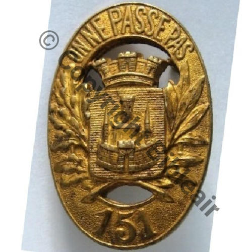 RI  151eRI  H117  AB.P Dep 2Anneaux 37mm Variante DORE SNH.. Src.lacolo PV 75Eur 