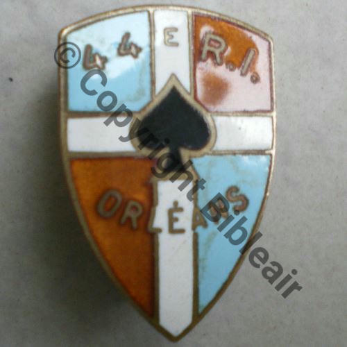 RI  44eRI DGSE SDECE  AB SM Bol poinconne Dos lisse irreg  Src.y.r 50EurInv 