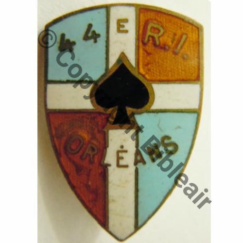 RI  44eRI DGSE SDECE  SM Bol pince Dos lisse irreg  Src.leberetvert 40Eur10.13 