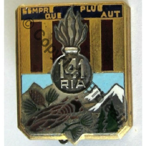 RIA  141e Rgt INFANTERIE ALPINE  DrPBer Src.lacolo 48EurInv 