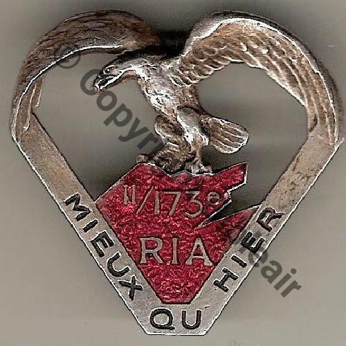 RIA  173e RIA 2eBAT CORSE  CHOBILLON PALAIS ROYAL Dep Dos lisse Src.mian04nou PV160Eur