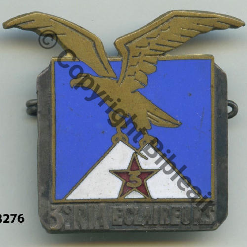 RIA  3e Rgt  INFANTERIE ALPINE SECTION ECLAIRAGE  DrPN BER Dep Eping Horizont Src.grandspins13 380EurInv 