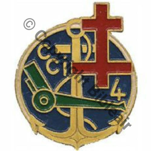 CCI  CIE CANONS INFANTERIE COLO 4 Alu peint  A.AUGIS LYON ST.BARTH 2Li 2Griffes Grenu Src.LAVOCAT 650EurInv 