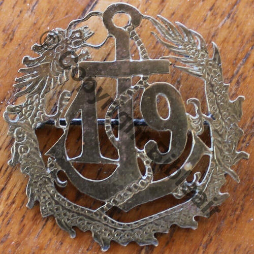 RMIC  19e RGT MIXTE INFANTERIE COLO  Fab LOC CHINE Epingl bascule Dos lisse  Src.eldi.fr 598EurInv 