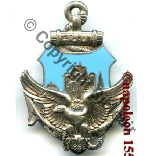 RMM  1eRgt MIXTE MADAGASCAR  DRAGO Eping dans tuyau ARGENT Dos lisse Embouti  Src.STELLA 430Eur07.13 