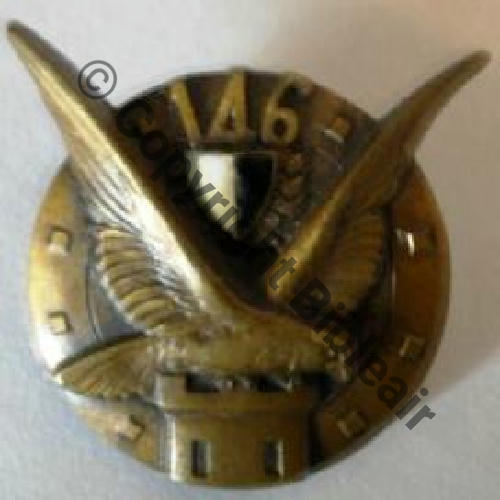 RIF  146e Rgt INFANTERIE FORTERESSE  Ligne MAGINOT  AB.P H0115  Sc.603bnbc