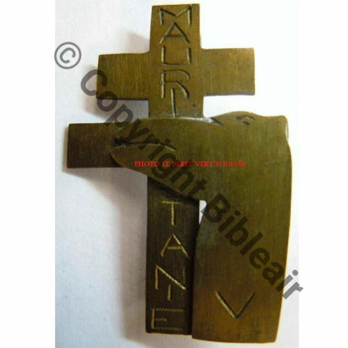 RGT REGIMENT MARCHE TCHAD VOLONTAIRE de MAURITANIE  SM Eping soudee Dos lisse irreg +40mm Src.leberetvert 1500EurInv 